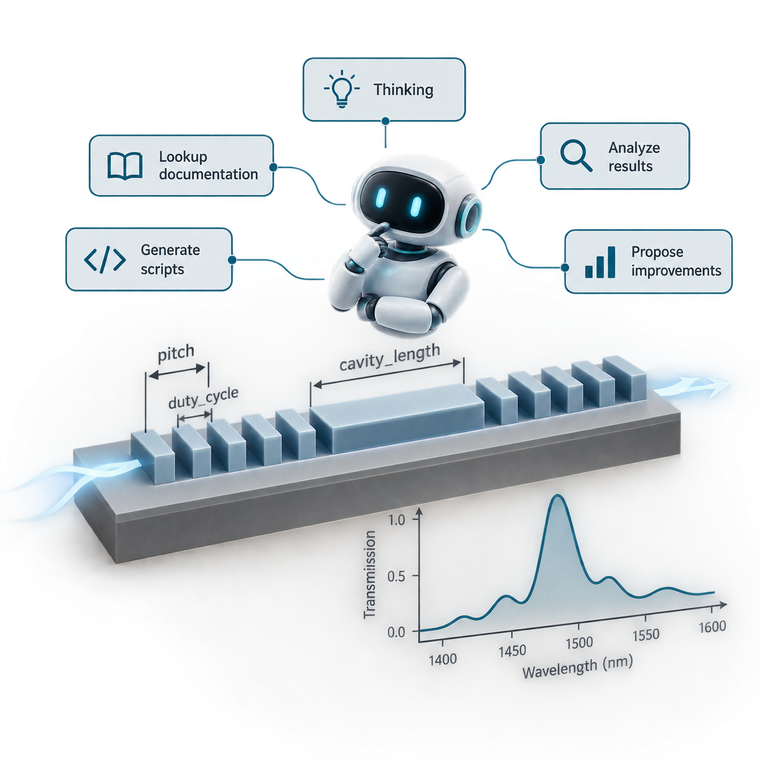 AI Photonics Optimization Workflow