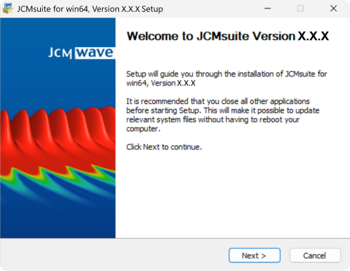 Run the installer.